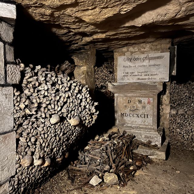 Catacombs of Paris always amazes!