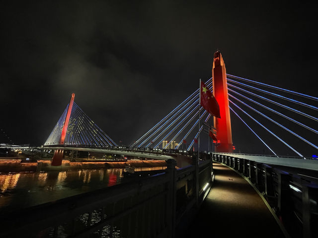 夜遊宜昌至喜長江大橋