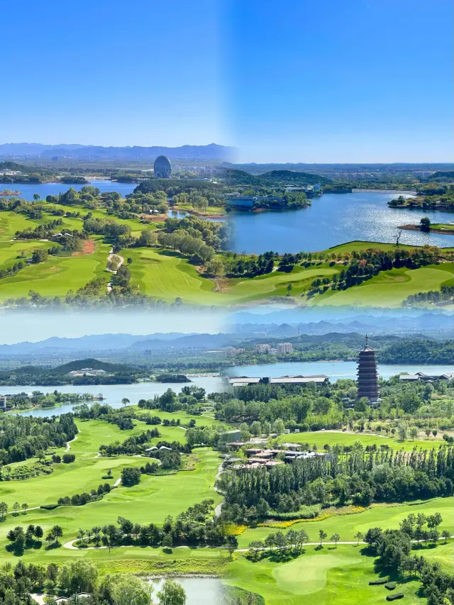 Yanqi Lake in the suburbs of Beijing, known as the 'Swiss of the suburbs', truly deserves its reputation as the ceiling of Beijing's hiking trails