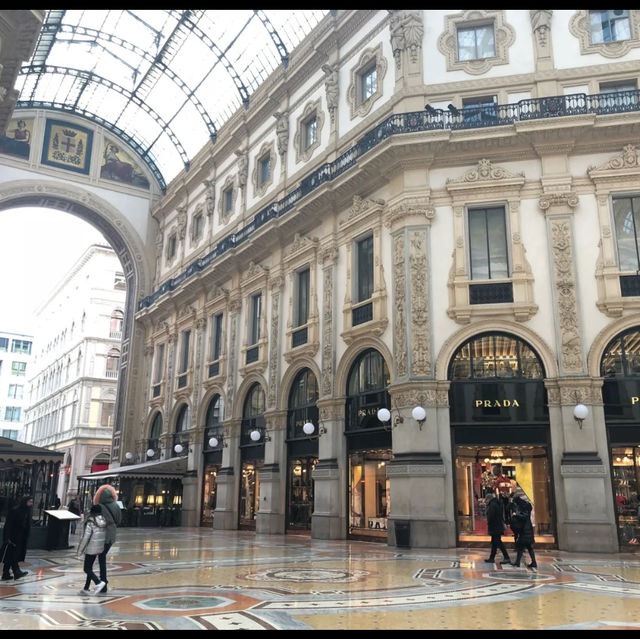 Day walk through the Galleria of Milan 