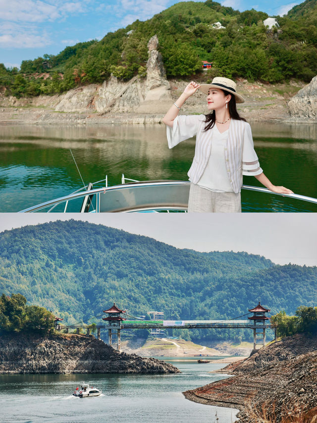 陝西的千島湖有多美。