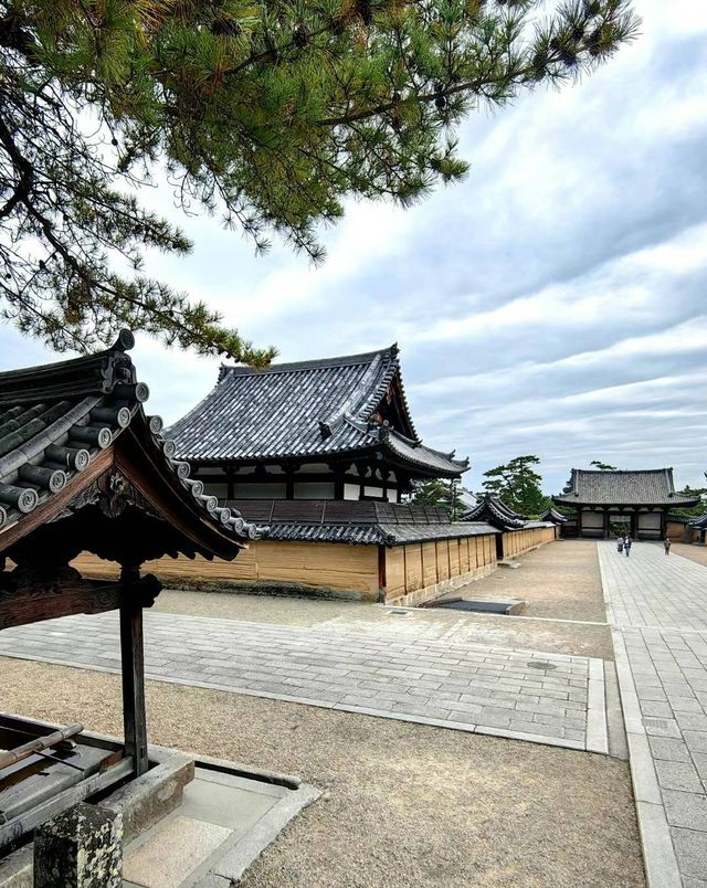 奈良法隆寺。
