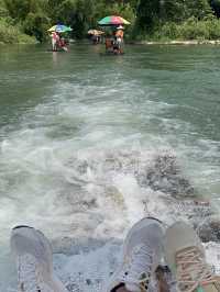 Yulong River Bamboo rafting from Jima Wharf