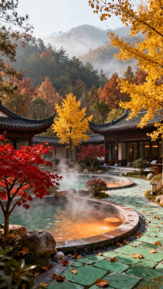 Huanggang Hongguang Bisheng Hot Spring Autumn and Winter Guide: Soak in Warm Baths + Relaxed Travel to Cure All Your Emos!