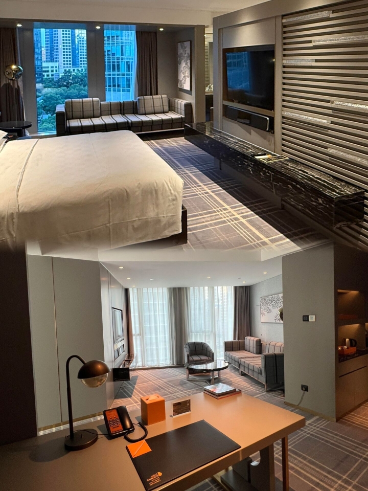 Shanghai Jing'an Indigo Hotel

📍Location: The hotel is located at No. 28 Yutong Road, Jing'an District, Shanghai, right next to the Shanghai Jing'an Intercontinental Hotel. It's within walking distance to Metro Line 1, super convenient for visiting the Shanghai Natural History Museum and Jing'an Sculpture Park. A taxi ride to Yuyuan Garden, People's Square, or Xintiandi takes only about ten minutes, and the Bund is just 5 kilometers away—traveling couldn't be easier.

🏨Room Options: The hotel offers 6 types of rooms with a total of 119 rooms, starting at 50 square meters. Each room is full of design flair, featuring walk-in closets, smart bathroom facilities, and capsule coffee machines. Some rooms even have extra-large round bathtubs. Staying here is pure enjoyment.

🍽Dining Recommendations: The Riverside all-day buffet restaurant on the first floor serves traditional Shanghai breakfast and Asian-style cuisine. The 500 Restaurant & Bar on the 18th and 19th floors specializes in steak and exquisite Western dishes. The rooftop bar lets you enjoy cocktails while taking in the bustling night view—it's incredibly romantic.

🎉Leisure & Entertainment: The hotel has a gym and an indoor swimming pool. You can also experience a dreamy atmosphere surrounded by movie stars in the lobby. The basement fitness and entertainment center is decorated like a nightclub, allowing you to relive the glamorous heyday of old Shanghai.

🌟Highlights: Shanghai Jing'an Indigo Hotel is themed around the Haipai culture nurtured by the Suzhou River, incorporating film elements and the graceful curves representing the Suzhou River Bay throughout the hotel design. The visually striking silkscreen prints on dark backgrounds combined with star-quality lighting make you feel like you're in a movie set's light and shadow space. It perfectly blends modern design concepts with Shanghai's Haipai cultural atmosphere, becoming a new landmark for trendy city dwellers alongside the surrounding high-end artworks. The hotel also features the Purple Shell Book Bar, offering Chinese and foreign books and regularly hosting cultural salon sharing sessions, allowing you to nourish your body and mind with Haipai culture.