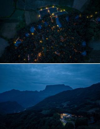 Truly in Leshan! Sleep in a forest-style triangular wooden cabin at the foot of Wawu Mountain