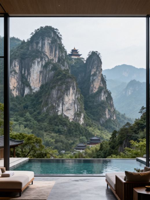 Baohua Temple on Tiantai Mountain, a great place for a peaceful weekend with kids