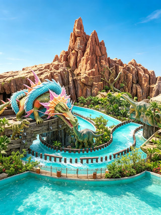 Couples' Weekend Escape: Xiaogan Fantawild Dinosaur Water Park Travel Guide