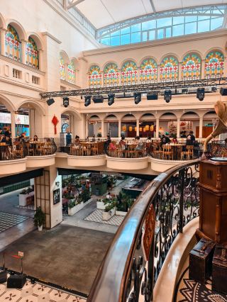Sip Hainan coffee inside this grand colonial Qilou building