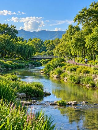 Beijing's Haidian District adds another stunning greenway!