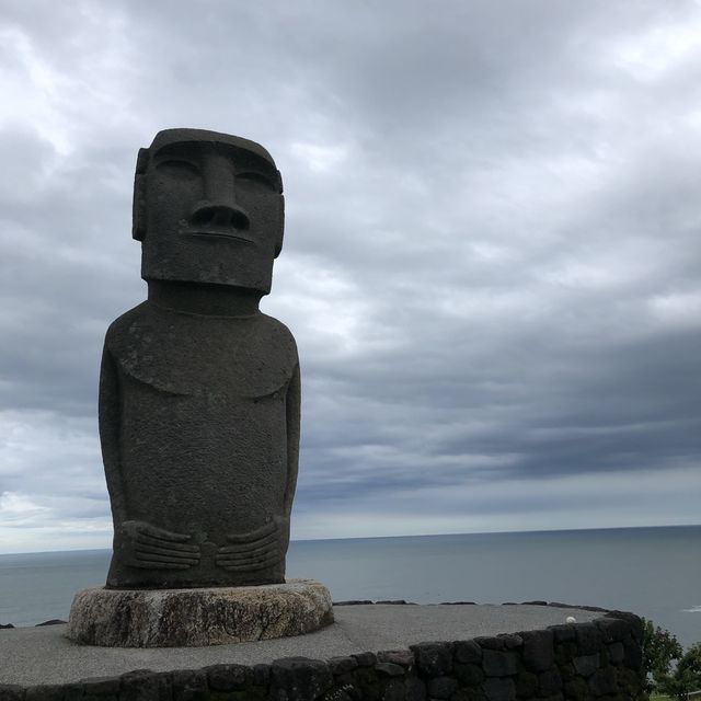 일본에서 만나는 모아이 석상🗿