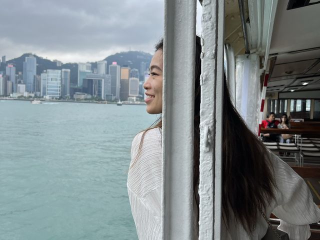 🇭🇰香港很美😍尖沙咀海旁+渡海小輪⛴️雪糕車