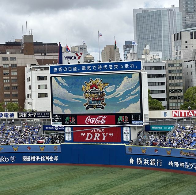 【横浜】球場一面真っ黄色！ポケモンボールパークヨコハマの横浜スタジアム！