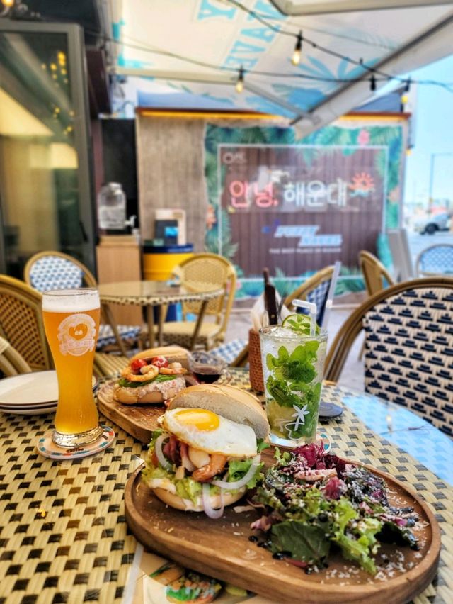 해운대해수욕장 도보3분! 베이글 브런치맛집🥯🍹🍺