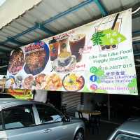 Vegetarian breakfast at Ulu Yam Lama