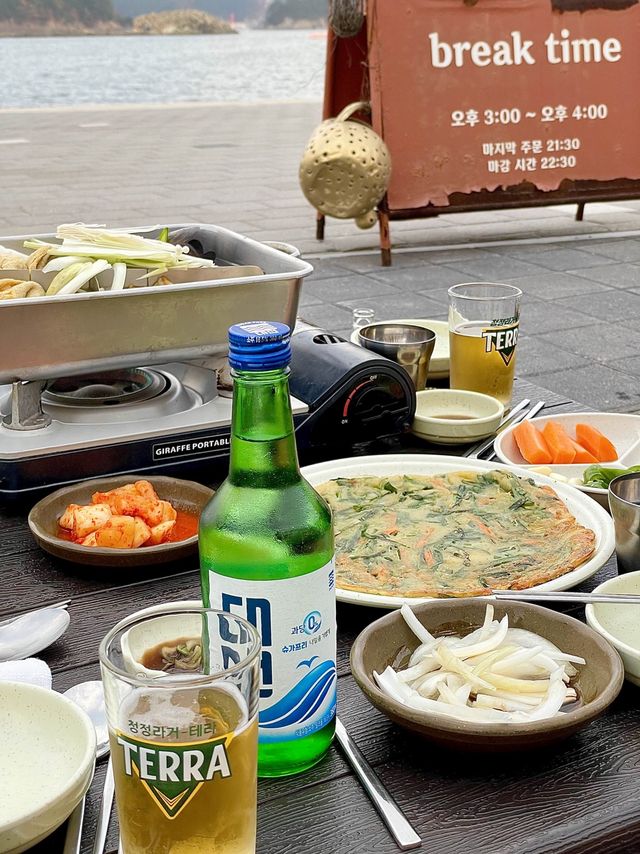 釜山🇰🇷多大浦にあるポチャ