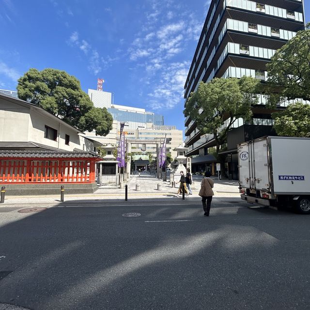 【福岡旅】博多繁華街のパワースポット　警固神社