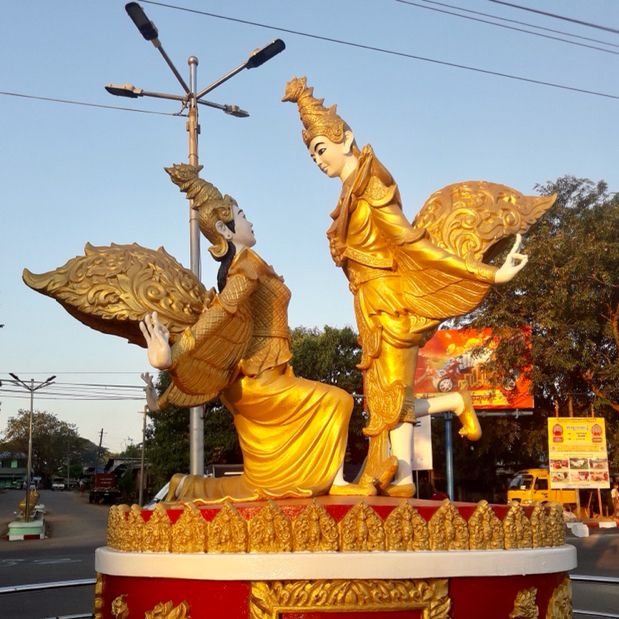 เจดีย์ ShweSanTaw เมืองเย่ เมี่ยนม่า  
