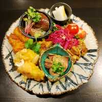 日本酒バル米酒で夕食おまかせメニューを注文してみた