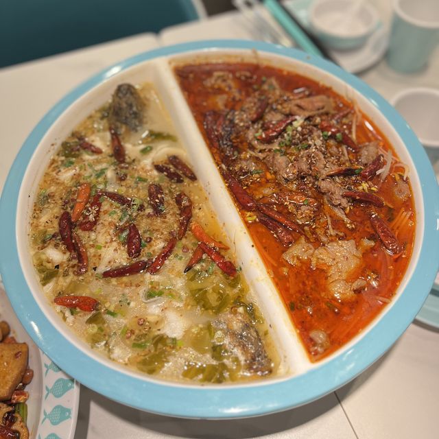 銅鑼灣份量十足酸菜魚