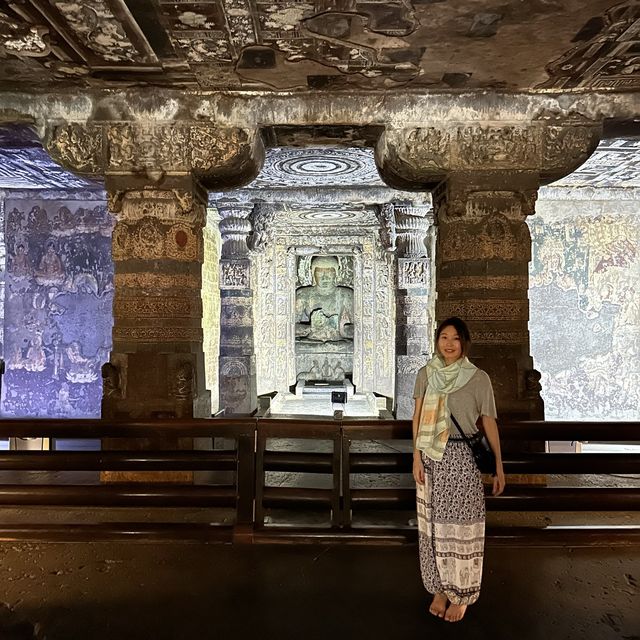 世界文化遺產！印度阿姜塔石窟 Ajanta cave 驚艷的佛教藝術