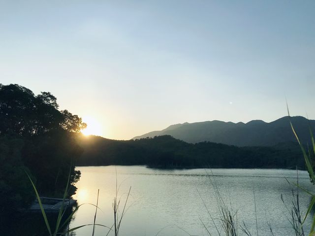 大欖涌水塘睇日落
