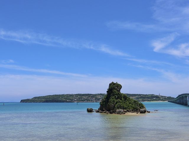 환상적인 바다색을 볼 수 있는 오키나와 코우리오션타워💙