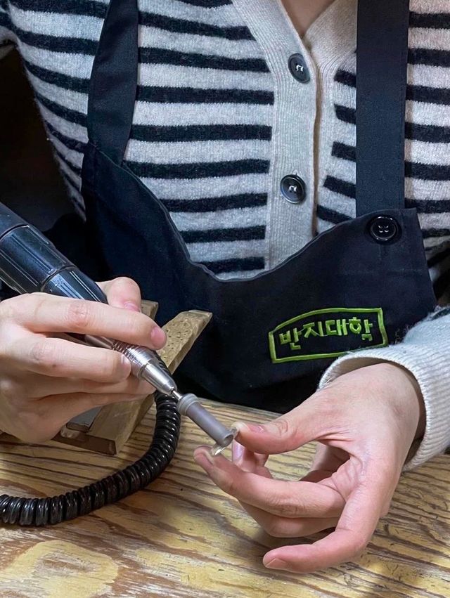 명동에서 커플 은반지 만들기 💍 : 반지대학 명동캠퍼스