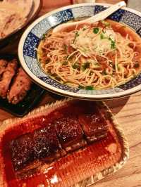 🍜立体派拉麵-「🦀涼風紅楚蟹高湯鹽冷麵」視覺味覺極上享受！