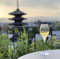 京都で話題のルーフトップバー🍸