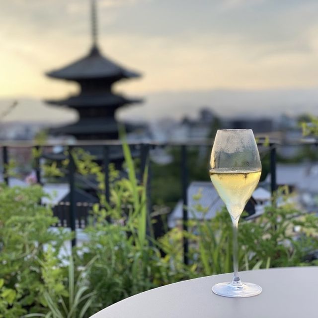 京都で話題のルーフトップバー🍸