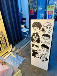 【韓国】可愛すぎる🥺💞1分で描いてくれる似顔絵屋さん👩‍🎨🎨🧡【ソウル】