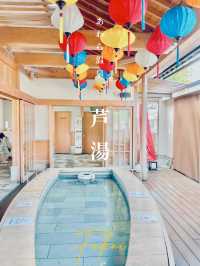 【福井】大正ロマン香る総ひのきの足湯♨️芦湯