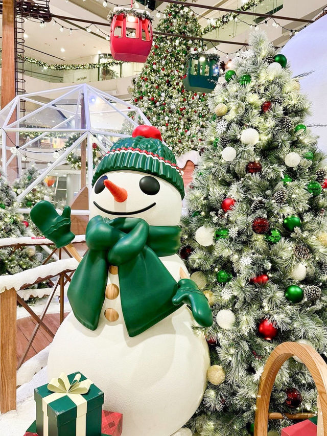 香港｜彷彿去了歐洲滑雪的聖誕樹裝置🤍