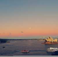The most beautiful sunset view of Sydney