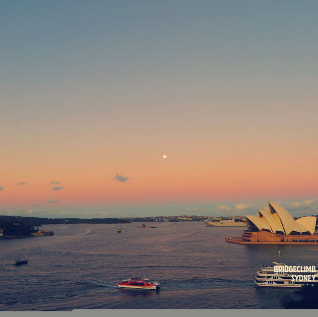 The most beautiful sunset view of Sydney