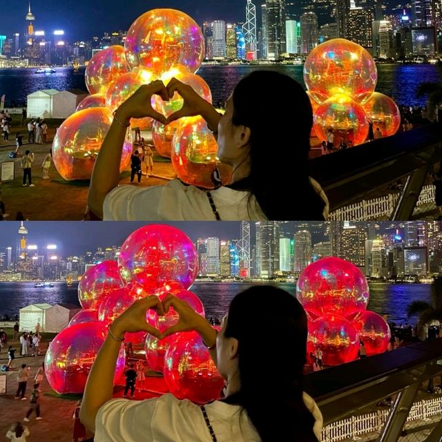 You must go to West Kowloon to see the amazing Giant Rainbow Bubbles🌈🫧😍