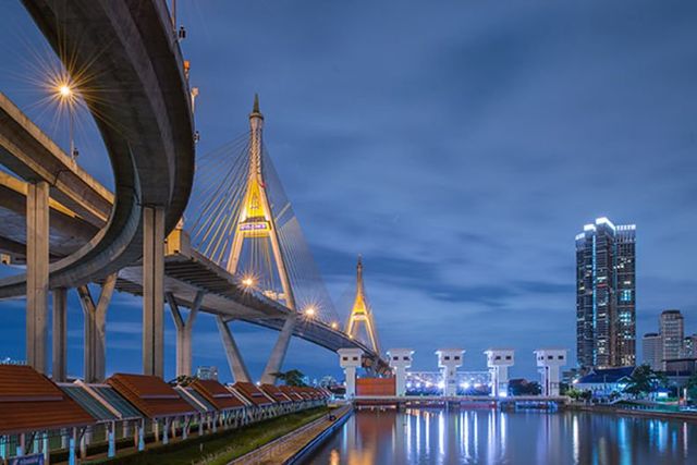 สะพานภูมิพล (Bhumibol Bridge)