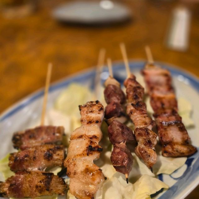 일본여행 우레시노 마을의 야키토리맛집 やきとり戦国