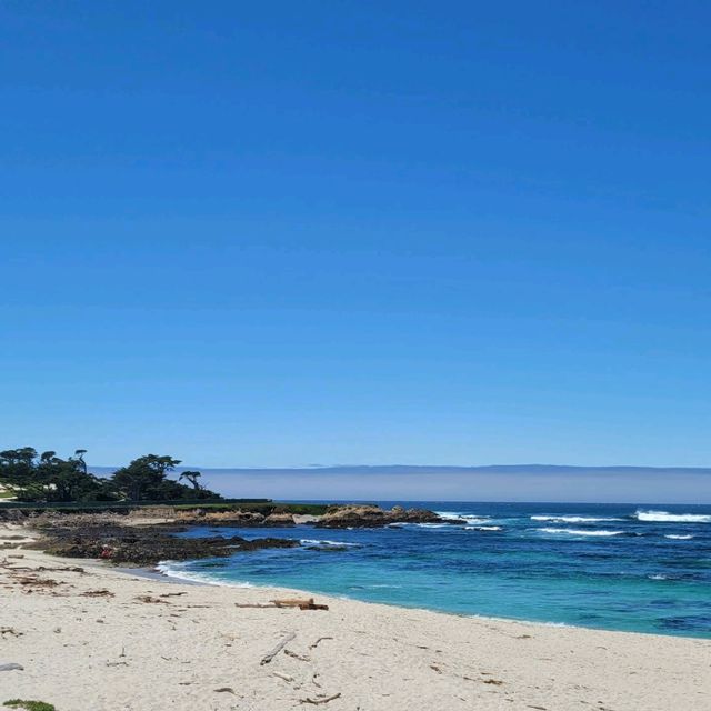 Spanish bay and 17-mile drive at Pebble beach