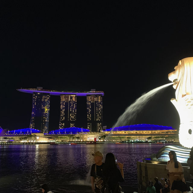 【シンガポール】マーライオンとマリーナベイ・サンズ　夕方からの夜景まで過ごしてみよう