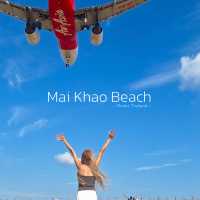 จุดชมเครื่องบินสุดฮิต “หาดไม้ขาว”✈️