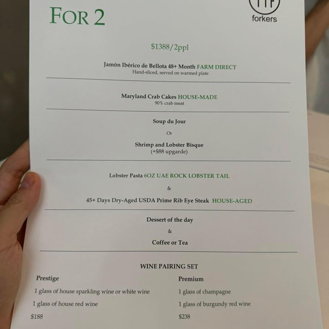 Fine dinner 