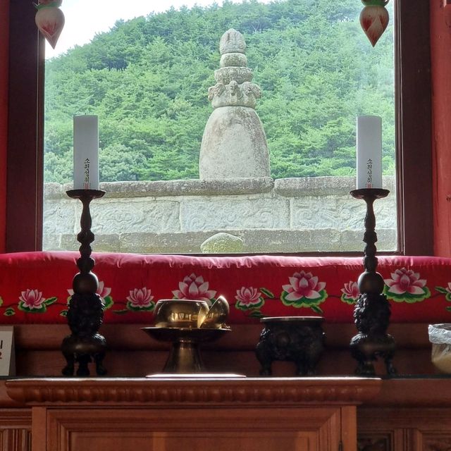 세계최대 우리나라에 하나뿐인 삼층법당보고 계곡에 발도 담그고