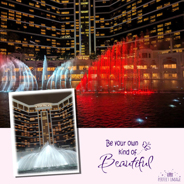 永利皇宮表演湖夜景✌️❤️