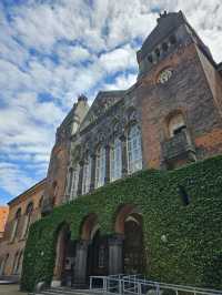 Royal Danish Library Park In Copenhagen, Denmark.