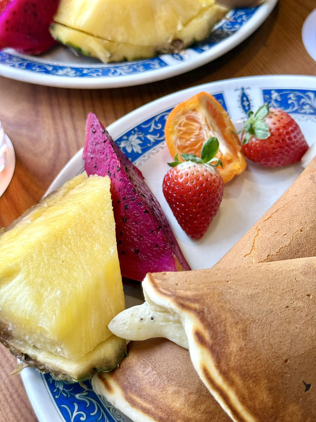 Huge pancakes brunch🍽️😋