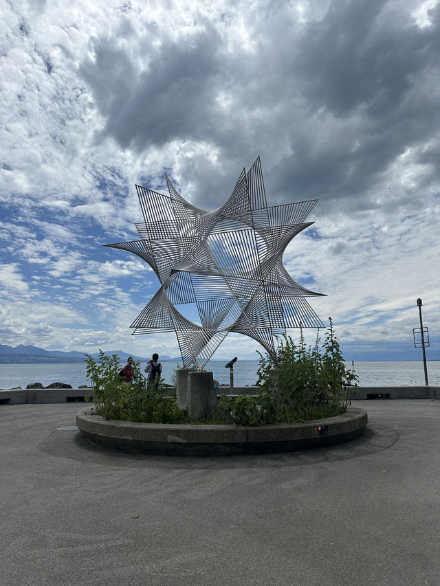 🇨🇭浸在洛桑湖畔悠閒中🚴湖畔踩單車享受謐靜