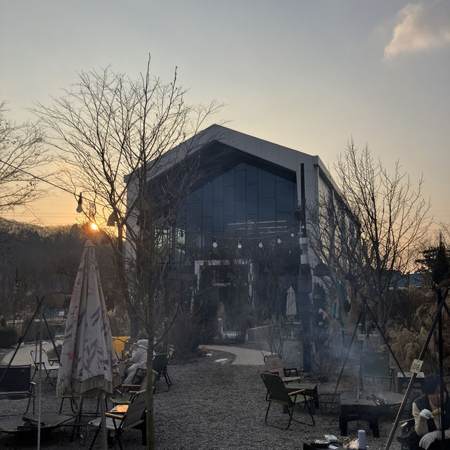 용인 최고의 불멍카페! 라임그라스