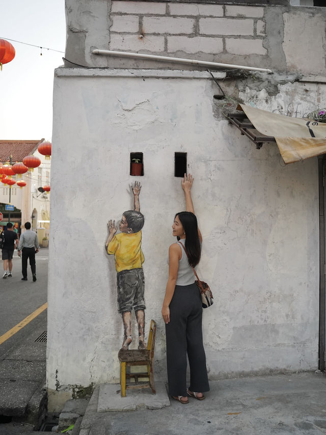 檳城 | 不可錯過嘅壁畫街 充滿文藝氣息🎨